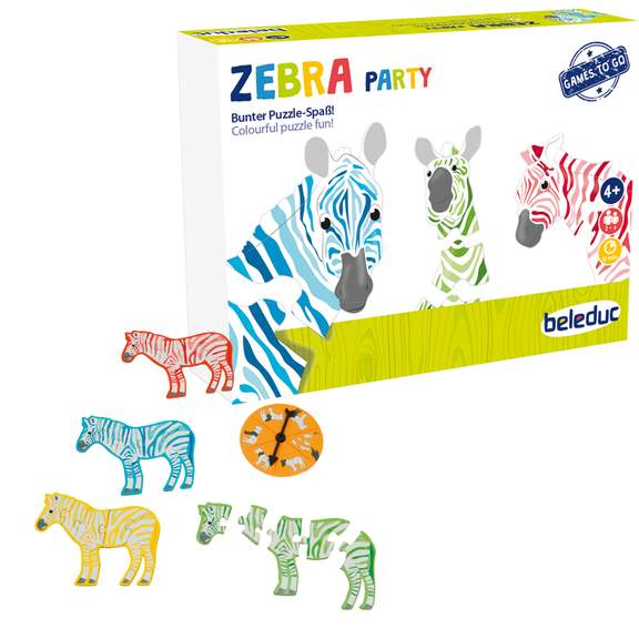 Развивающая игра "Собери зебру"